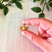Vintage Gold Brooch, Gold Toned Jewelry, Gold Pin, Crown Pin, Royal Crown, Gold Crown, Crown Brooch, Beaded Brooch, Vintage Jewelry, Crown