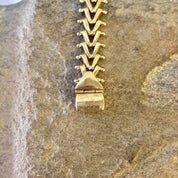 Vintage Gold Bracelet, Gold Tone Bracelet, Vintage Jewelry, Monet Jewelry, Vintage Monet, Monet Bracelet, Link Bracelet, V Shape Bracelet