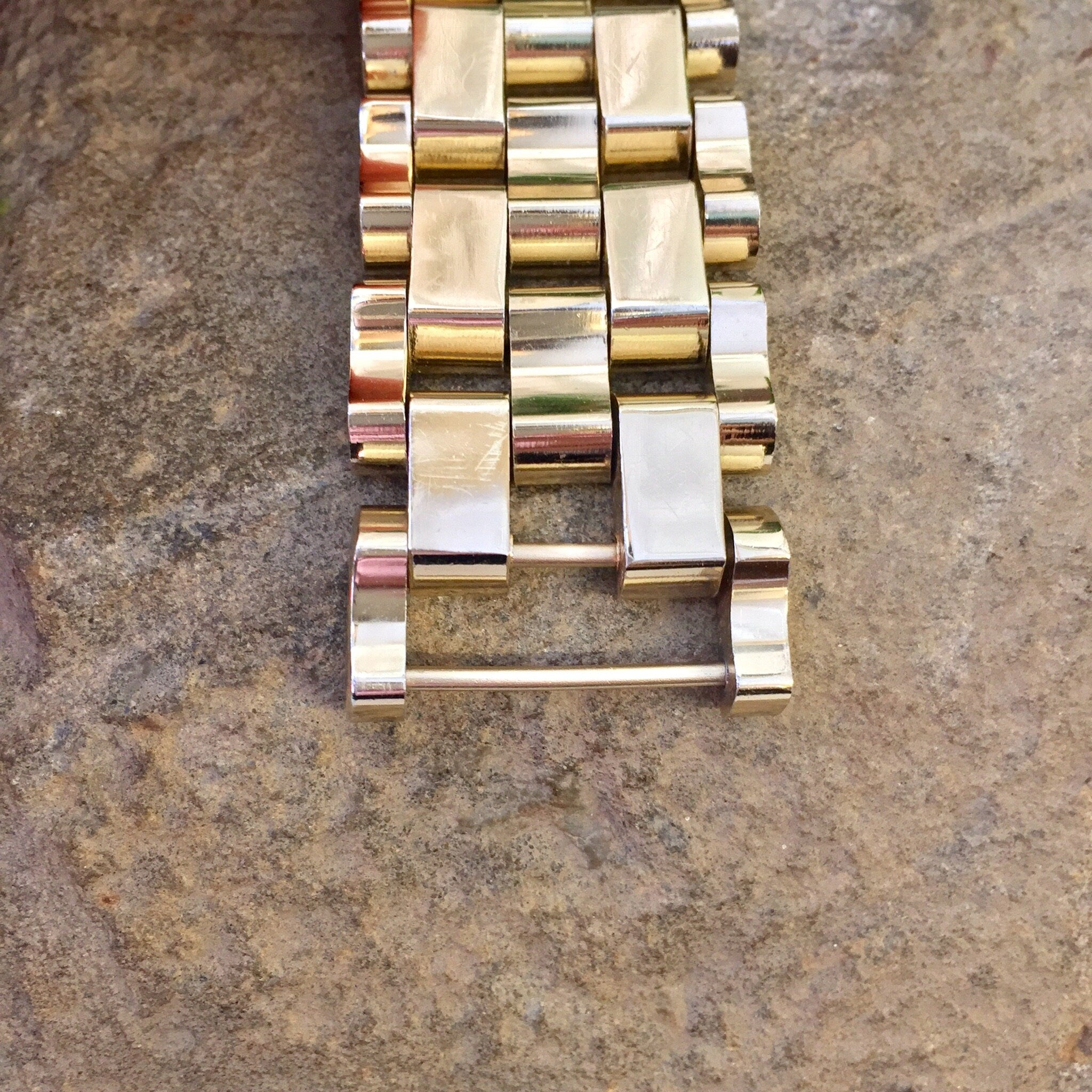 Vintage Bracelet, Gold Bracelet, Gold Toned Bracelet, Vintage Jewlery, Chunky Bracelet, Chain Bracelet, Link Bracelet, Gift for Mom