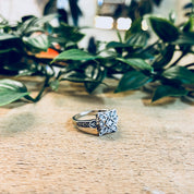 Vintage Gold Ring, White Gold, 14 Karat Gold, Diamond Ring, Art Deco Ring, Engagement Ring, Vintage Jewelry, Wedding Jewelry, Bride To Be