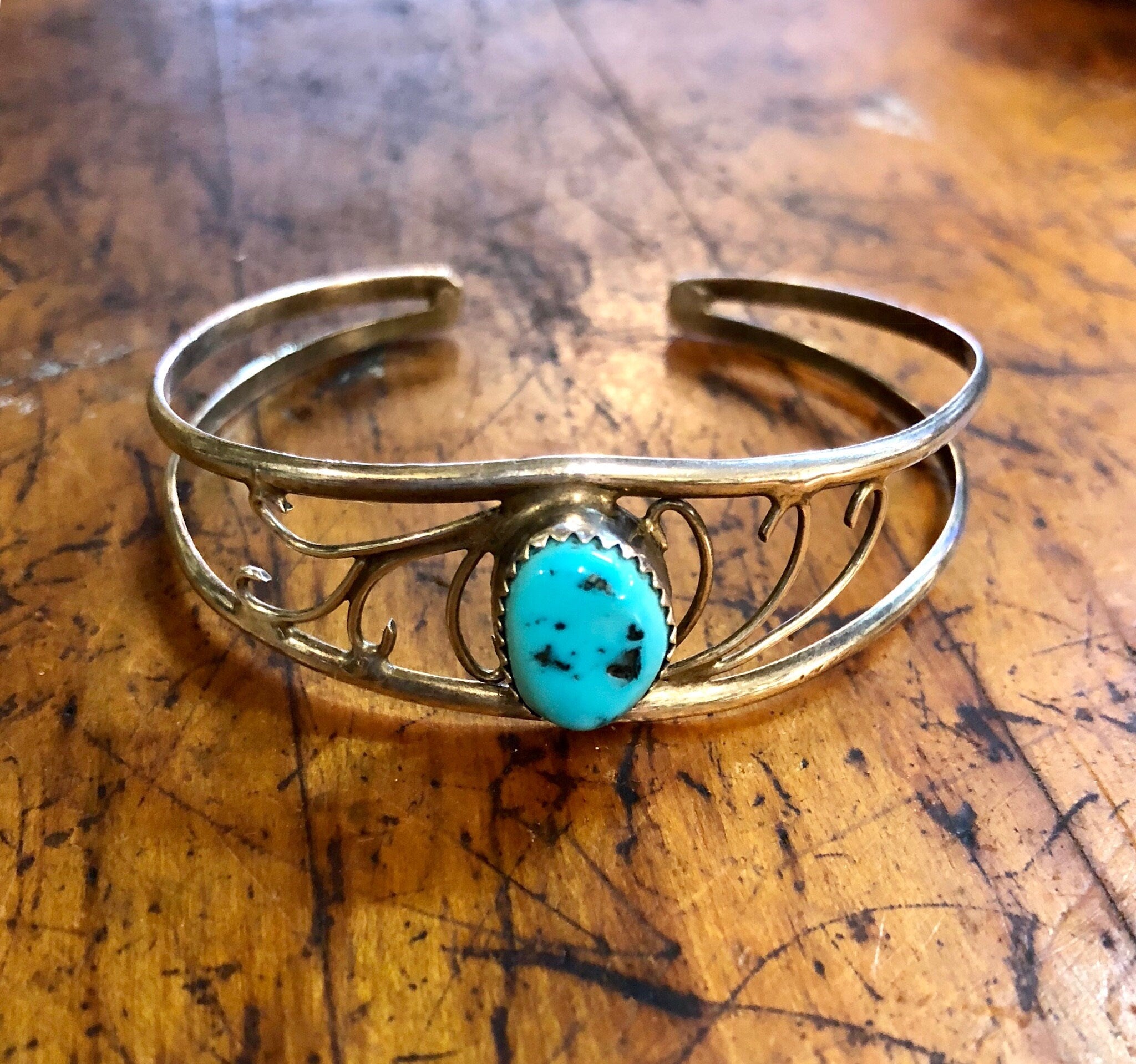 Vintage Silver Cuff, Cuff Bracelet, Vintage Bracelet, Turquoise Jewelry, Turquoise Stone, Blue Jewelry, Silver Cuff, Bracelet