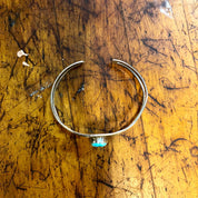 Vintage Silver Cuff, Cuff Bracelet, Vintage Bracelet, Turquoise Jewelry, Turquoise Stone, Blue Jewelry, Silver Cuff, Bracelet