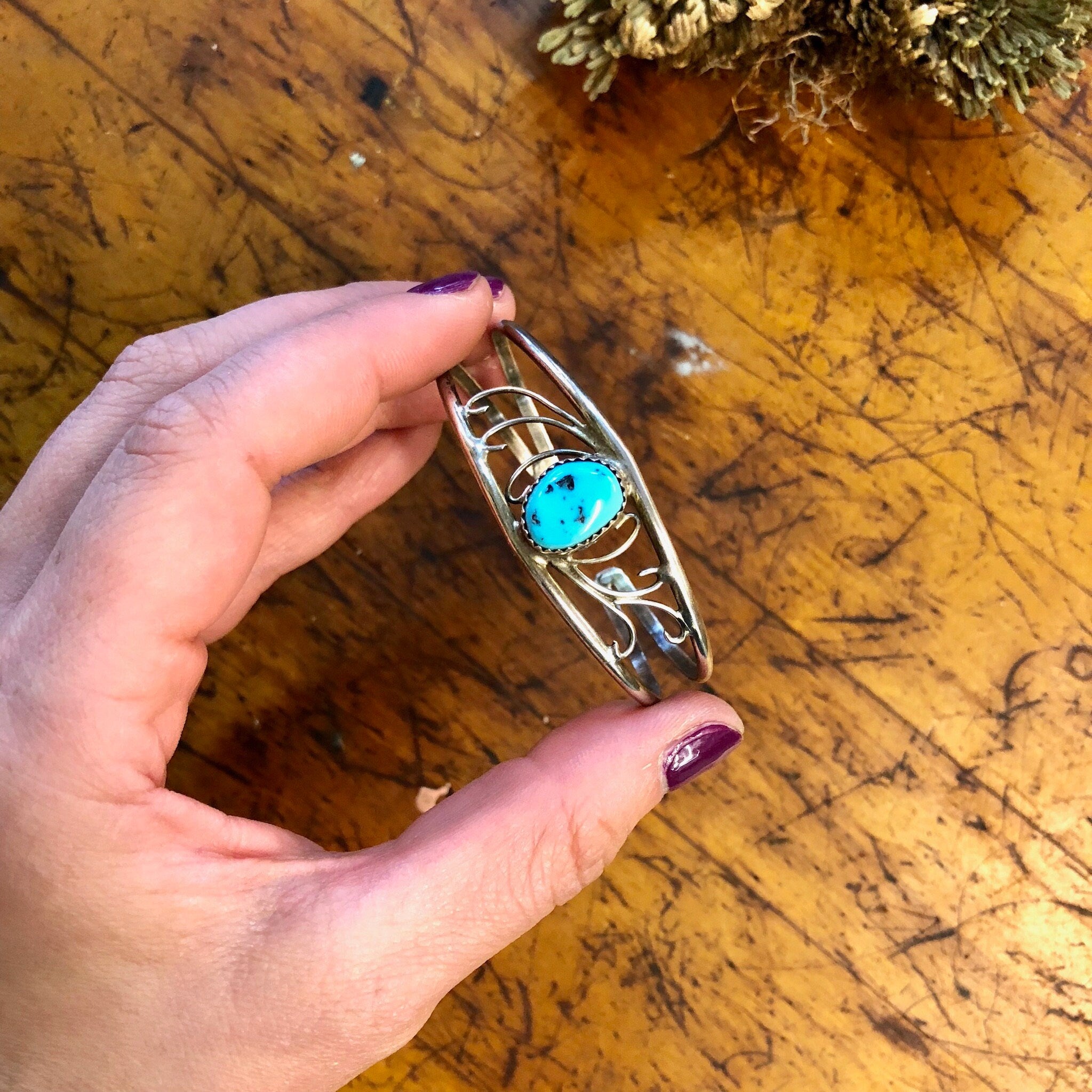 Vintage Silver Cuff, Cuff Bracelet, Vintage Bracelet, Turquoise Jewelry, Turquoise Stone, Blue Jewelry, Silver Cuff, Bracelet