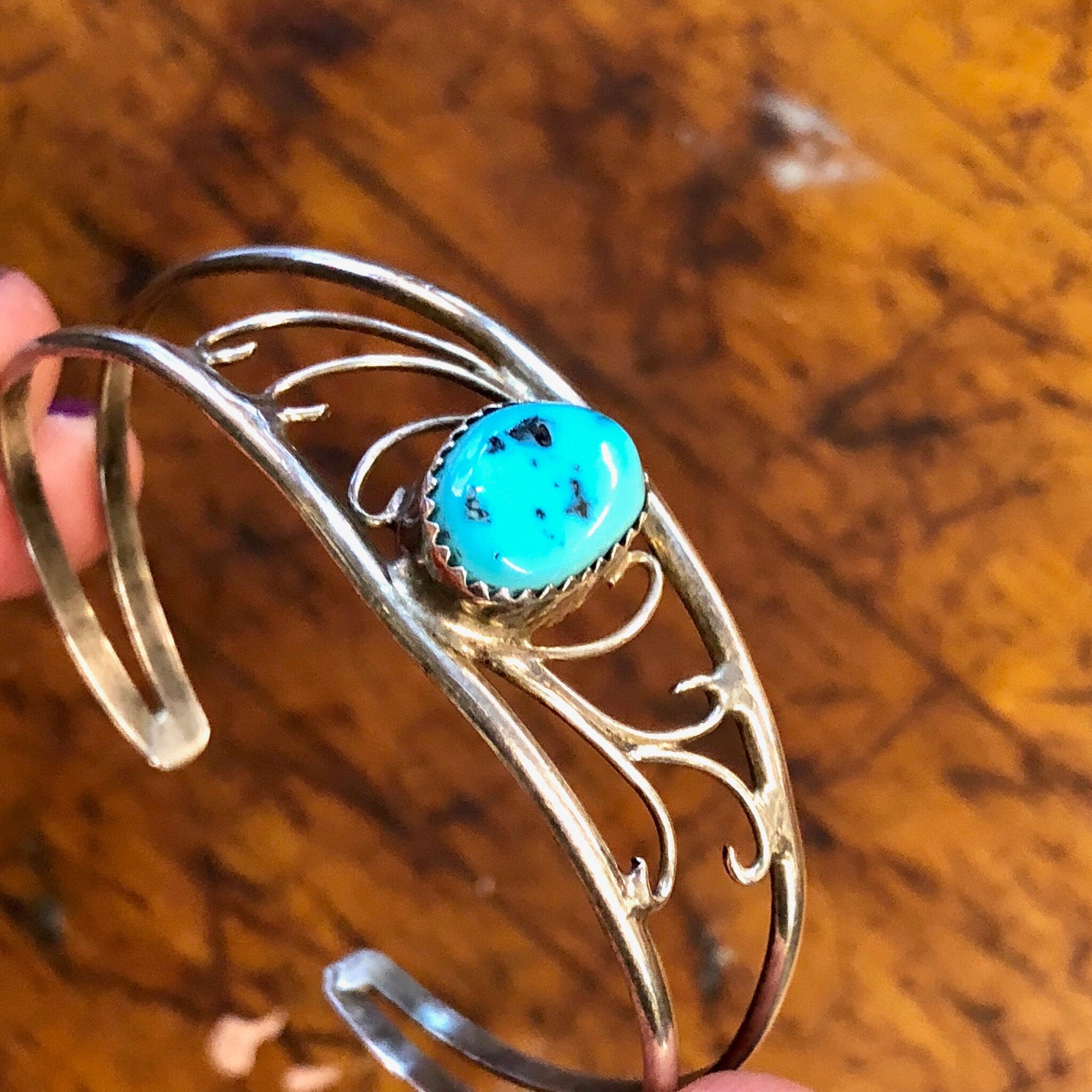 Vintage Silver Cuff, Cuff Bracelet, Vintage Bracelet, Turquoise Jewelry, Turquoise Stone, Blue Jewelry, Silver Cuff, Bracelet