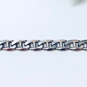 Vintage Silver Bracelet, Link Bracelet, Sterling Silver, Vintage Jewelry, Chain Bracelet, 925, Made in Italy, Skinny Bracelet, Fine Jewelry