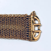 Vintage Bracelet, Mesh Jewelry, Monet Jewelry, Costume Jewelry, Mesh Bracelet, Vintage Jewelry, Gold Toned Jewelry, Statement Bracelet