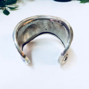 Vintage Silver Bracelet, Cuff Bracelet, Abstract Jewelry, Large Bracelet, Statement Jewelry, Vintage Jewelry, Sterling Silver, 925, Big