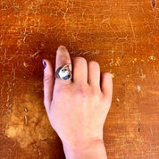 Vintage Silver Ring, Sterling Silver, Vintage Jewelry, Minimalist Ring, Abstract Jewelry, Statement Ring, Silver Jewelry, Bohemian Jewelry