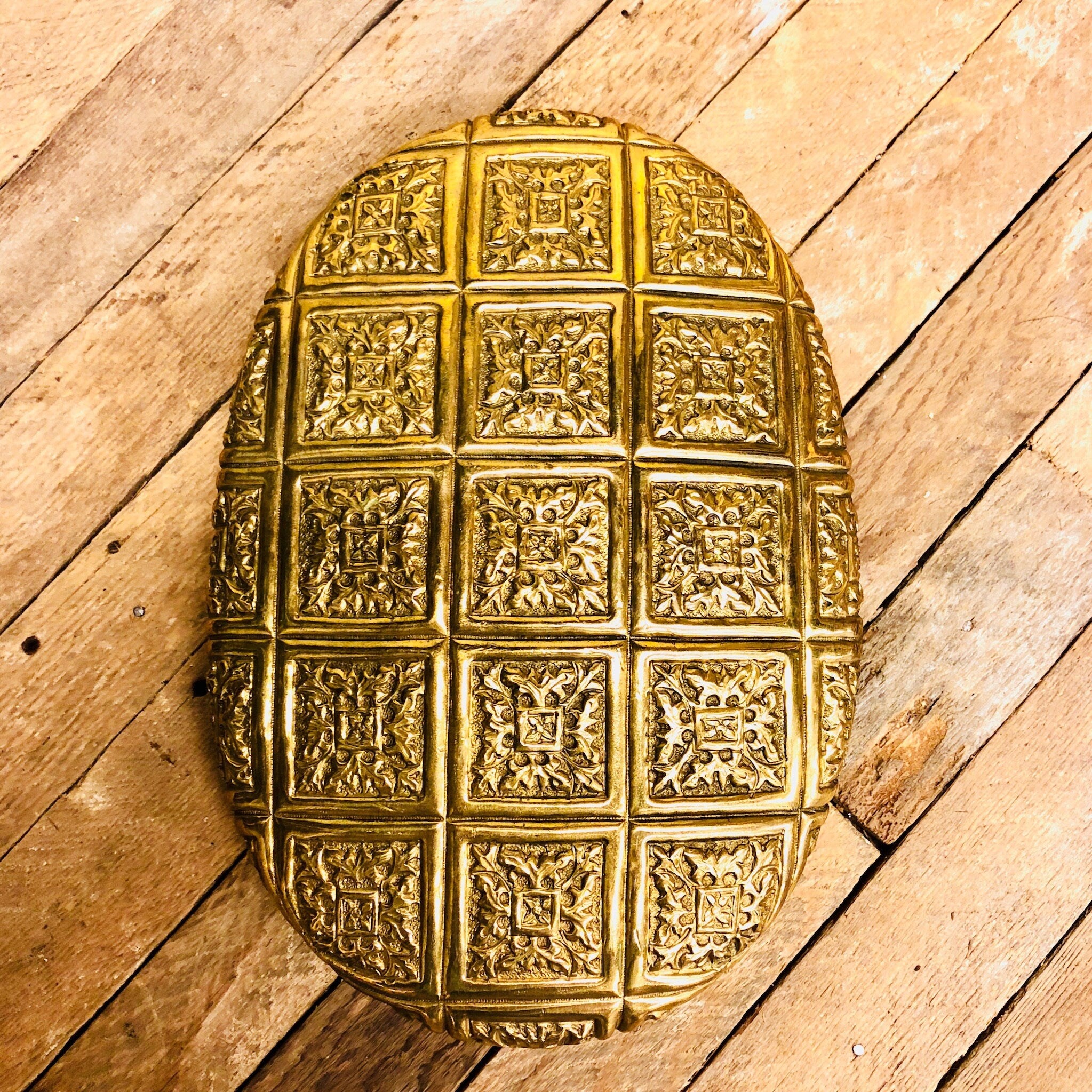 Antique Brass Pulls, Door Pulls, Door Handle, Ornate Brass, Antique Door Knob, Large Door Pulls, Stamped Brass, Vintage Home Decor, Oval