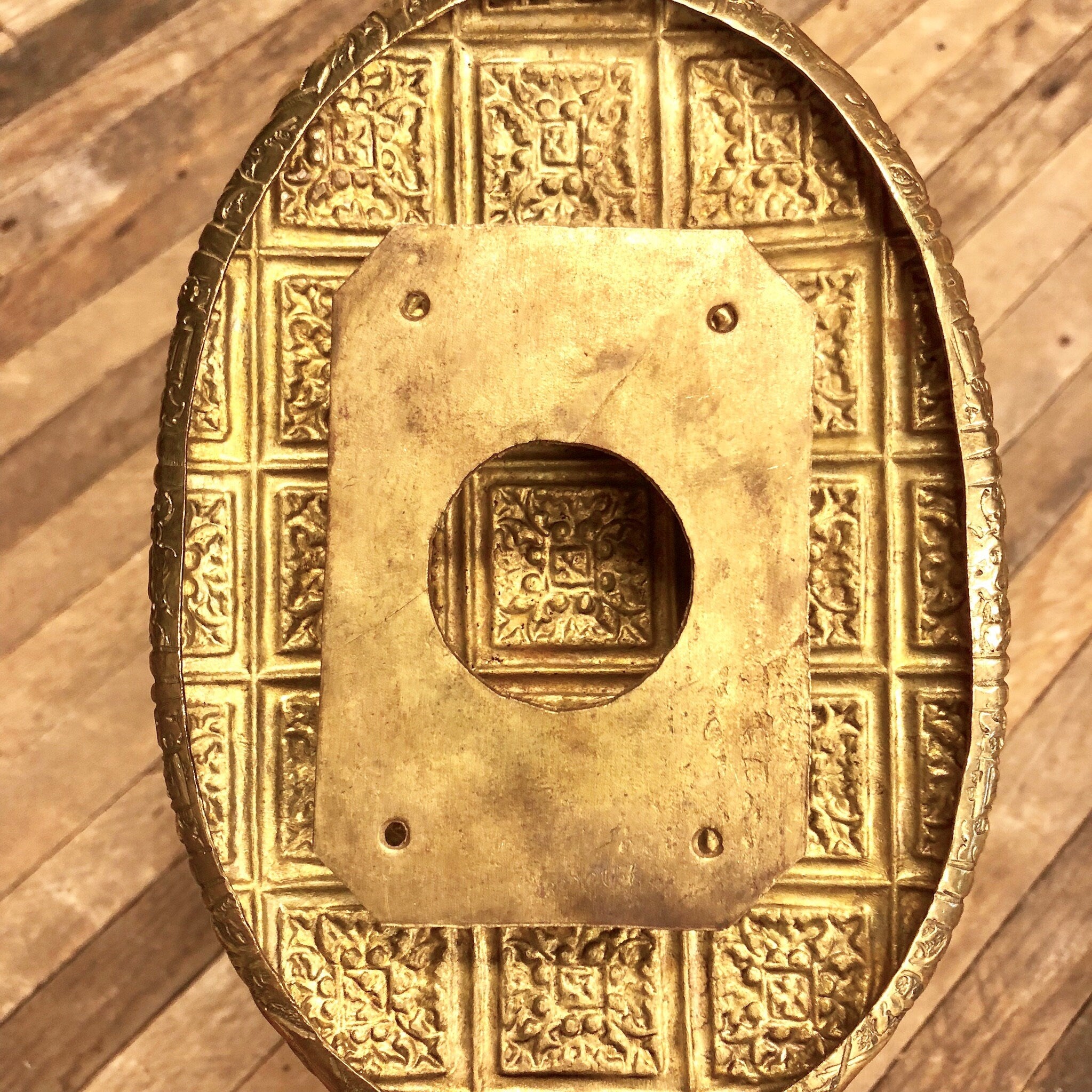 Antique Brass Pulls, Door Pulls, Door Handle, Ornate Brass, Antique Door Knob, Large Door Pulls, Stamped Brass, Vintage Home Decor, Oval