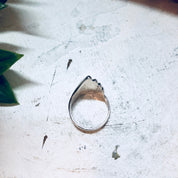 Vintage Silver Ring, Minimal Ring, Sterling Silver, Vintage Jewelry, Triangle, Wave Ring, Modernist, Statement Jewelry, Boho, Bohemian,