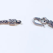 Vintage Silver Chain, Rope Chain, Sterling Silver, Vintage Jewelry, Hook Clasp, Thick Chain, Tribal Jewelry, Tribal Style, Necklace