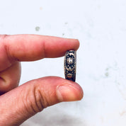 Vintage Silver Ring, Sterling Silver, Vintage Jewelry, Sun Ring, Moon Ring, Sun and Moon, Crescent Moon, Band Ring, Sun Rays, Vintage Ring