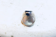 Vintage Silver Ring, Sterling Silver, Vintage Jewelry, Black Onyx, Onyx Jewelry, Black Ring, Statement Jewelry, Cocktail Ring, Long Ring