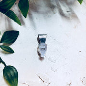 Vintage Silver Pendant, Pink Rhodochrosite, Rhodochrosite, Pink Jewelry, Sterling Silver, Necklace, Pendant, Vintage Jewelry, Pink and White