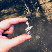 Vintage Silver Ring, Snake Ring, Boho Snake Ring, Sterling Silver, Vintage Jewelry, Snake Jewelry, Bohemian Jewelry, Small Ring,Vintage Ring