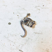Vintage Silver Brooch, Lizard Brooch, Vintage Pin, Sterling Silver, Statement Jewelry, Animal Jewelry, Salamander, Vintage Jewelry, Reptile