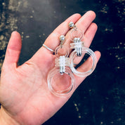 Vintage Earrings, Lucite Earrings, Plastic Earrings, Retro Jewelry, Vintage Jewelry, Pierced Ears, 1960s fashion, Fashion Earrings, Circles