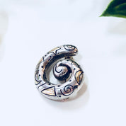 Vintage SilverBrooch, Sterling Silver, Vintage Jewelry, Stars, Moon, Swirl Design, 925, Vintage Pin, Anniversary Gift, Small Brooch, Gold