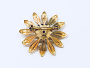 Vintage Brooch, Flower Pin, Gold Toned Jewelry, Daisy Jewelry, Costume Jewelry, Vintage Pin, Vintage Jewelry, Cute, Floral, Patina, Gift