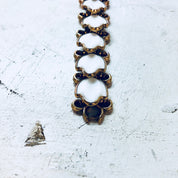 Vintage Bracelet, Trifari Bracelet, White and Gold, Costume Jewelry, Statement Jewelry, Flower Bracelet, Link Bracelet, Vintage Jewelry,