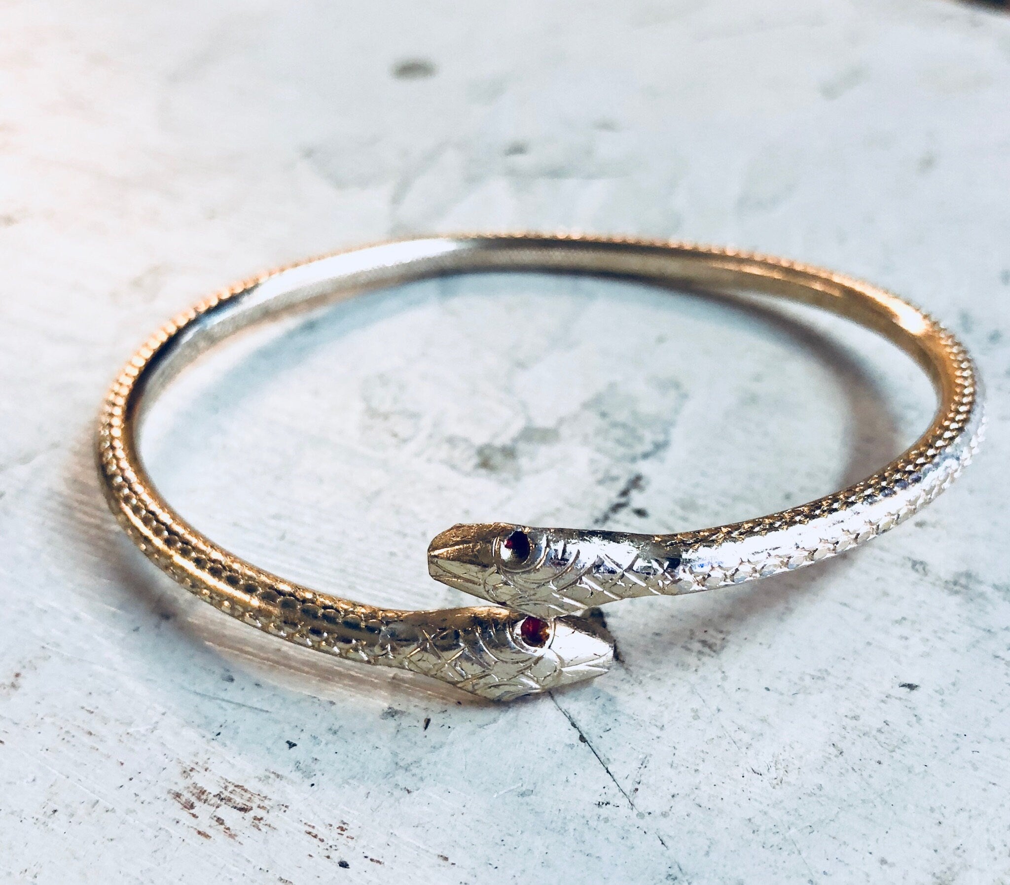 Snake Bracelet, Bohemian Jewelry, Costume Jewelry, Vintage Jewelry, Gold Toned, Snake Jewelry, Arm Band, Bangle Bracelet, Boho Style, Cuff