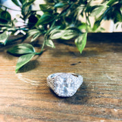 Vintage Silver Ring, Judith Ripka, CZ Ring, Cubic Zirconia, Sterling Silver, Vintage Jewelry, Art Deco, Cocktail Ring, Statement Jewelry 925