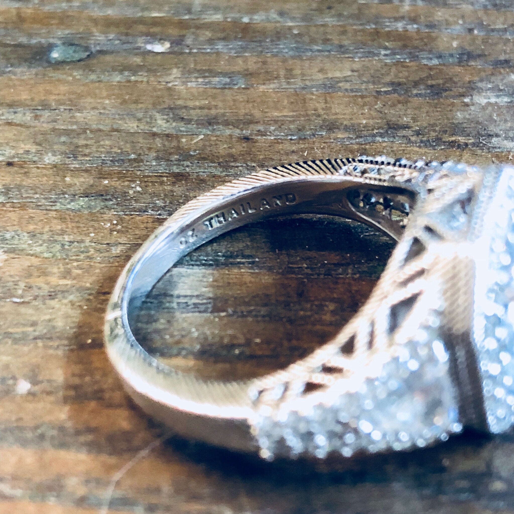 Vintage Silver Ring, Judith Ripka, CZ Ring, Cubic Zirconia, Sterling Silver, Vintage Jewelry, Art Deco, Cocktail Ring, Statement Jewelry 925