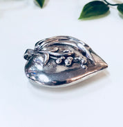Vintage Pendant, Sterling Silver, Vintage Jewelry, Heart Pendant, Heart Shape, Puffy Pendant, Vintage Necklace, Large Pendant, 925, Heart