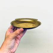 Brass Dish, Pocket Change Dish, Brass Decor, Vintage Home Decor, Catch All Dish, Jewelry Dish, Ring Dish, Solid Brass, Small Dish, Change