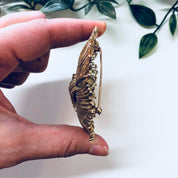 Vintage Brooch, Monet Brooch, Gold Toned Jewelry, Statement Jewelry, Swirl Brooch, Unique Jewelry, Large Brooch, Pin, Vintage Jewlery, Gold