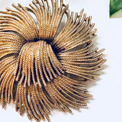 Vintage Brooch, Monet Brooch, Gold Toned Jewelry, Statement Jewelry, Swirl Brooch, Unique Jewelry, Large Brooch, Pin, Vintage Jewlery, Gold