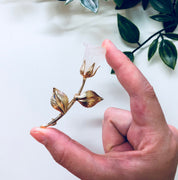 Vintage Brooch, Rose Brooch, Gold Toned Jewelry, Vintage Pin, Vintage Jewelry, Costume Jewelry, Statement Jewelry, Flower Brooch, Roses,