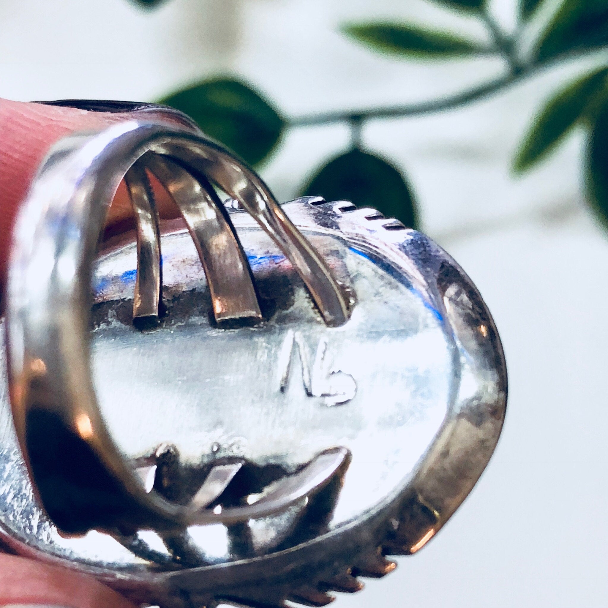 Vintage Silver Ring, Black Onyx Ring, Sterling Silver, Vintage Jewelry, NAKA Ring, Modernist, Statement Jewelry, Black and Silver, Black