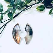 Vintage Silver Earrings, Sterling Silver, Vintage Jewelry, Modernist, Minimalist, Statement Jewelry, Pierced Ears, Silver Tone, Hammered