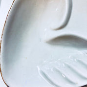 Vintage Ashtray,RX Ashtray, Catch All Dish, Ring Dish, Change Dish, Ashtray, White Ashtray, Gold Accent, MCM Ashtray, Midcentury Modern,