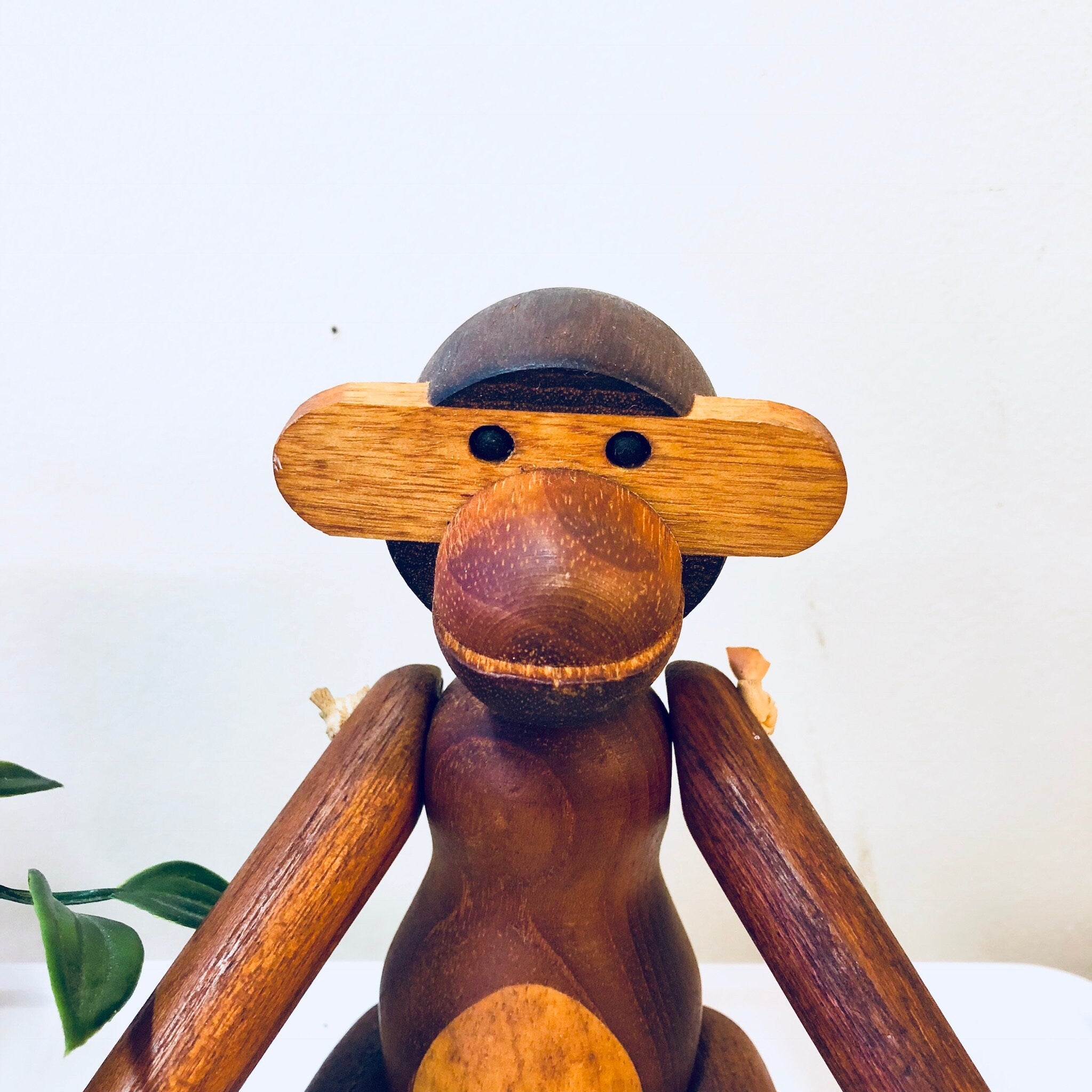 Vintage Toy, Monkey Toy, Wooden Monkey, Wooden Toy, Denmark, Bojesen, Kay Bojesen Monkey, Carved Wood, Teak Wood, Wooden Animal, Limba
