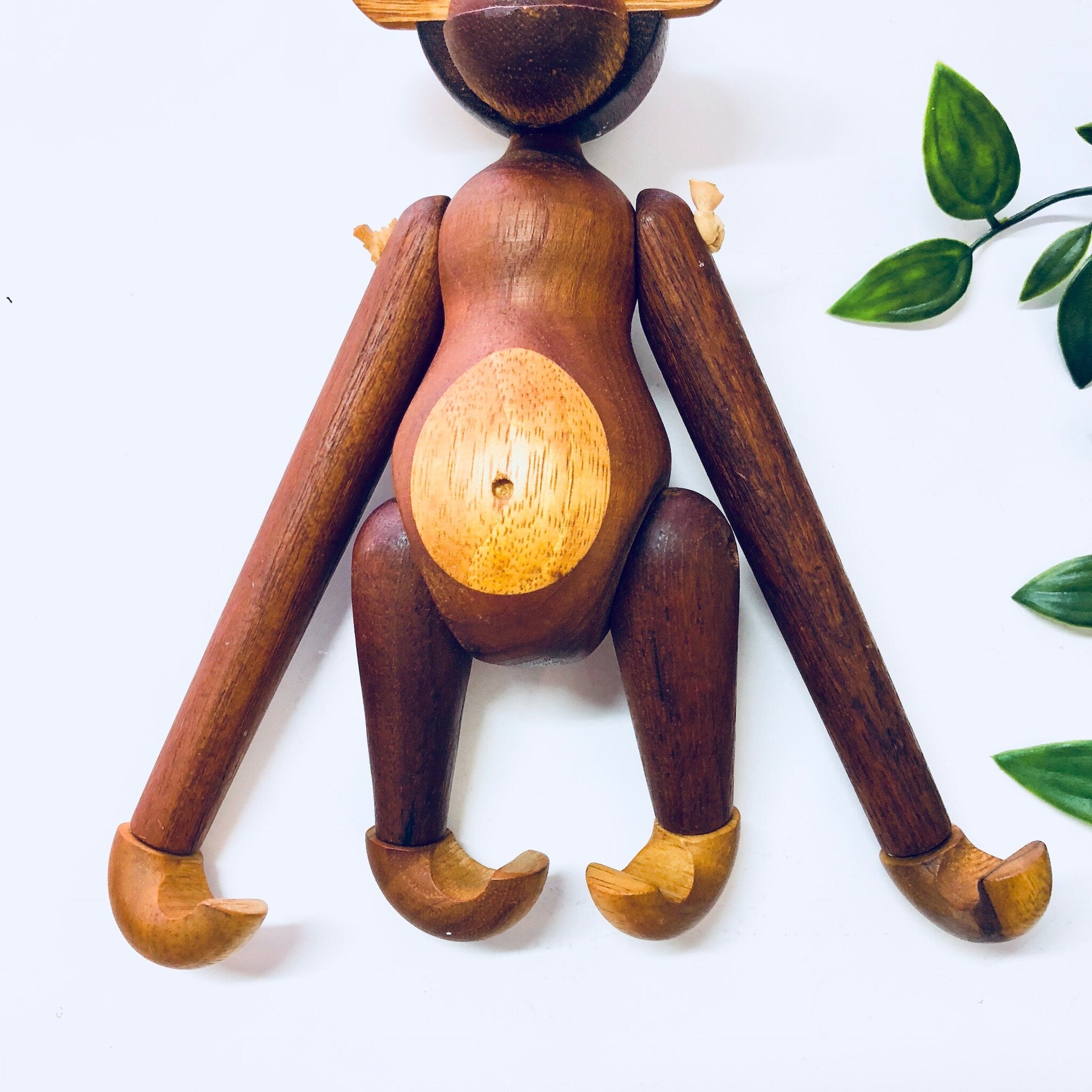 Vintage Toy, Monkey Toy, Wooden Monkey, Wooden Toy, Denmark, Bojesen, Kay Bojesen Monkey, Carved Wood, Teak Wood, Wooden Animal, Limba