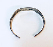 Vintage Bracelet, Cuff Bracelet, Spoon Bracelet, Unique Jewelry, Cutlery, Silver Toned, Vintage Jewelry, Spoon Jewelry, Rose Bracelet,