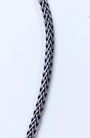 Vintage Silver Chain, Rope Chain, Sterling Silver, Vintage Jewelry, Hook Clasp, Thick Chain, Tribal Jewelry, Tribal Style, Necklace