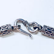 Vintage Silver Chain, Rope Chain, Sterling Silver, Vintage Jewelry, Hook Clasp, Thick Chain, Tribal Jewelry, Tribal Style, Necklace