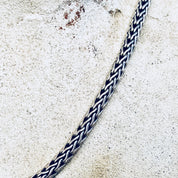 Vintage Silver Chain, Rope Chain, Sterling Silver, Vintage Jewelry, Hook Clasp, Thick Chain, Tribal Jewelry, Tribal Style, Necklace
