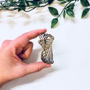 Vintage Bracelet, Cuff Bracelet, Brutalist Style, Brass Cuff, Brass Jewelry, Unique Jewelry, Vintage Jewelry, Small Bracelet, Statement Cuff
