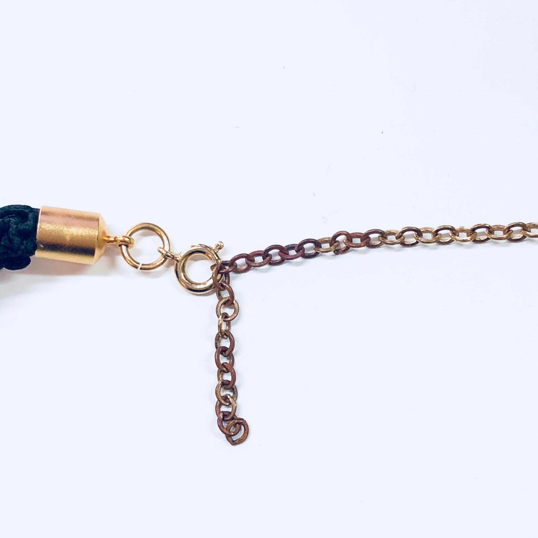 Vintage Choker, Braided Choker, Choker Locket, Trifold Locket, Art Necklace, Laura Graham Jewelry, Unique Jewelry, Vintage Jewelry,