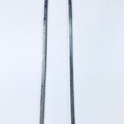 Vintage Silver Necklace, Box Chain, Sterling Silver, Vintage Jewelry, Thick Chain, Made in India, 925, Anniversary Gift,