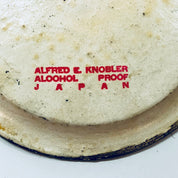 Alfred E Knobler Coasters, Set of 8 Coasters, Box Coasters, Floral Design, Bird Coasters, Paper Mache, Flowers, Vines, White, Green, Red,