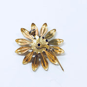 Vintage Brooch, Flower Pin, Gold Toned Jewelry, Daisy Jewelry, Costume Jewelry, Vintage Pin, Vintage Jewelry, Cute, Floral, Patina, Gift