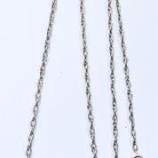 Vintage Silver Necklace, Sterling Silver, Silver Pendant, Turquoise Pendant, Feather Jewelry, Vintage Jewelry, 925, Silver Chain, Leaves