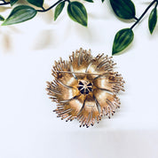 Vintage Brooch, Monet Brooch, Gold Toned Jewelry, Statement Jewelry, Swirl Brooch, Unique Jewelry, Large Brooch, Pin, Vintage Jewlery, Gold