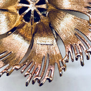 Vintage Brooch, Monet Brooch, Gold Toned Jewelry, Statement Jewelry, Swirl Brooch, Unique Jewelry, Large Brooch, Pin, Vintage Jewlery, Gold